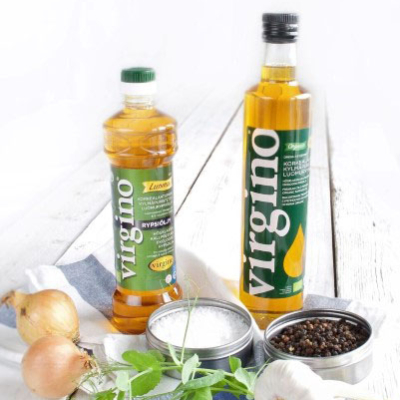 Premium cold-pressed Organic Virgino rapeseed oil